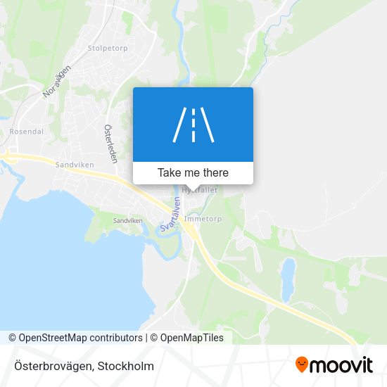 Österbrovägen map