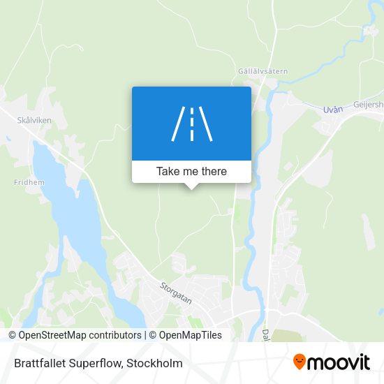 Brattfallet Superflow map