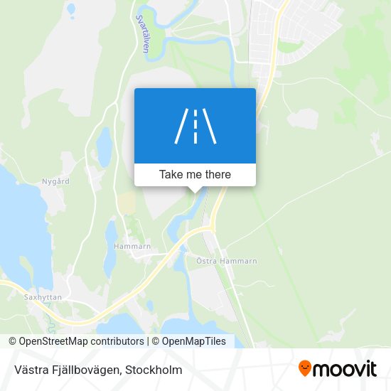 Västra Fjällbovägen map