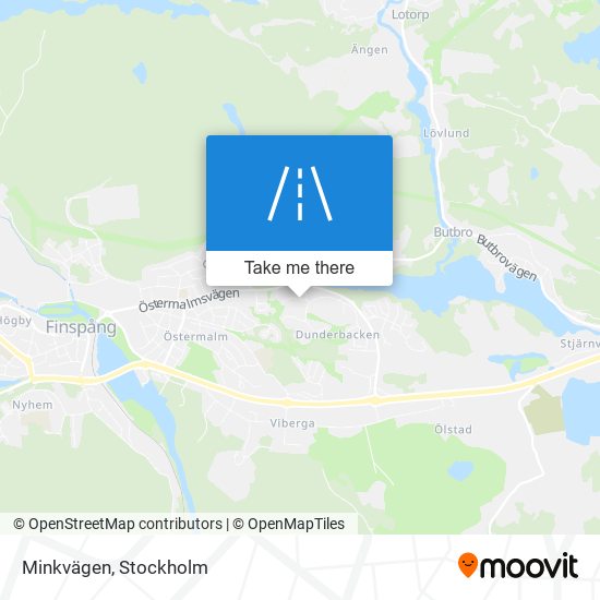 Minkvägen map