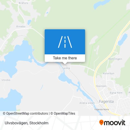 Ulvsbovägen map