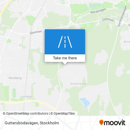 Guttersbodavägen map