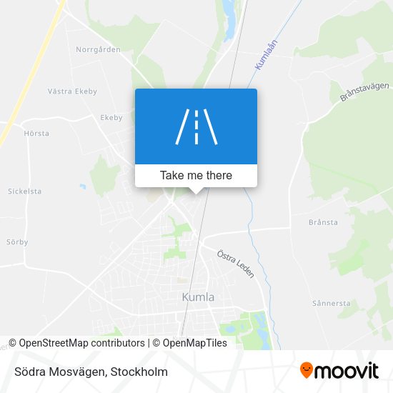 Södra Mosvägen map