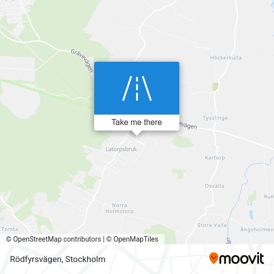 Rödfyrsvägen map