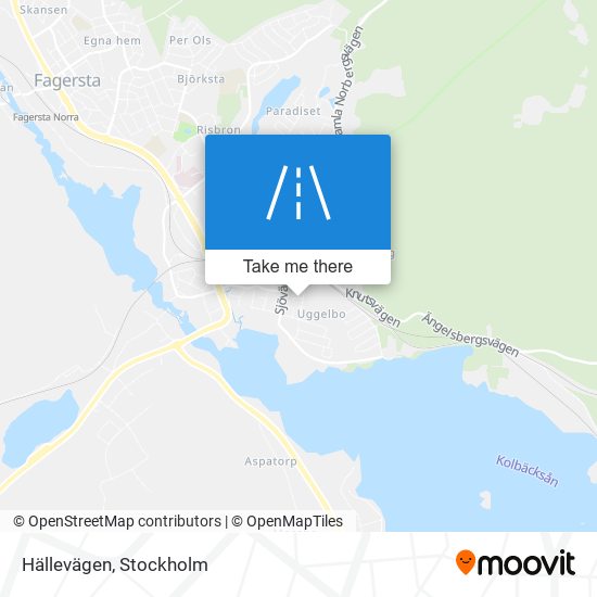 Hällevägen map