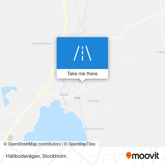 Hällbodavägen map