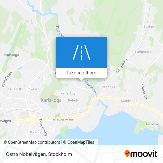 Östra Nobelvägen map