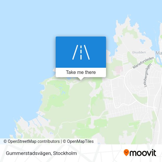 Gummerstadsvägen map