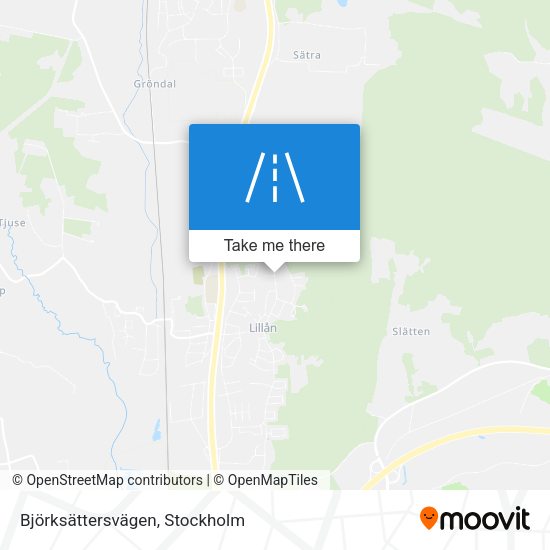 Björksättersvägen map