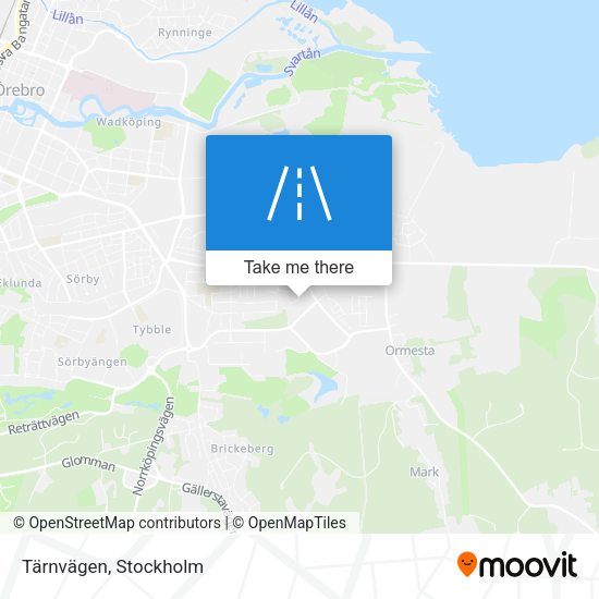 Tärnvägen map