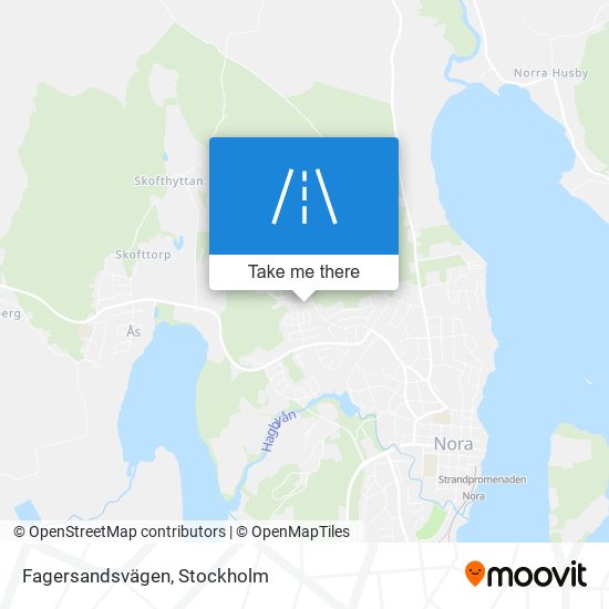 Fagersandsvägen map