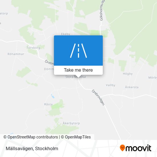 Mällsavägen map