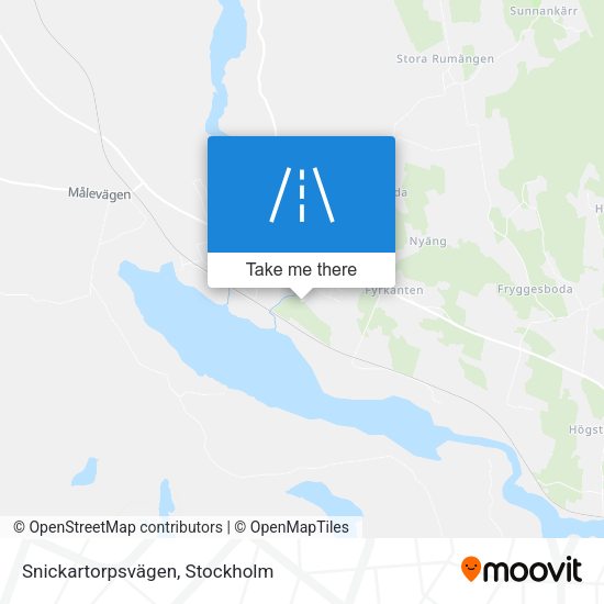 Snickartorpsvägen map