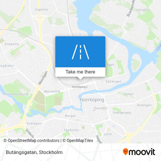 Butängsgatan map