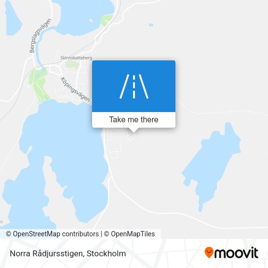 Norra Rådjursstigen map