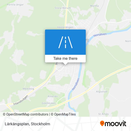 Lärkängsplan map