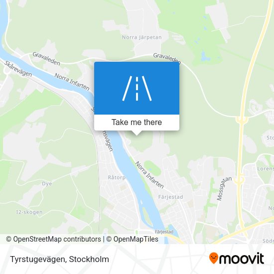 Tyrstugevägen map