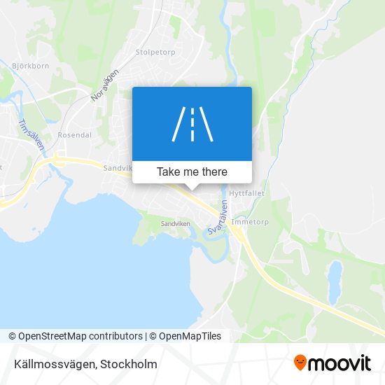 Källmossvägen map