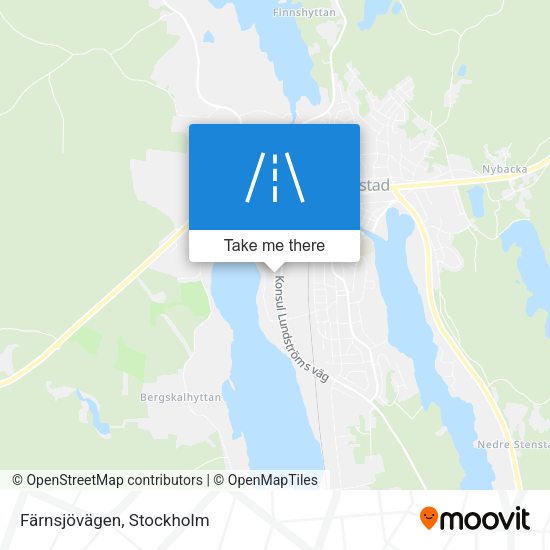 Färnsjövägen map