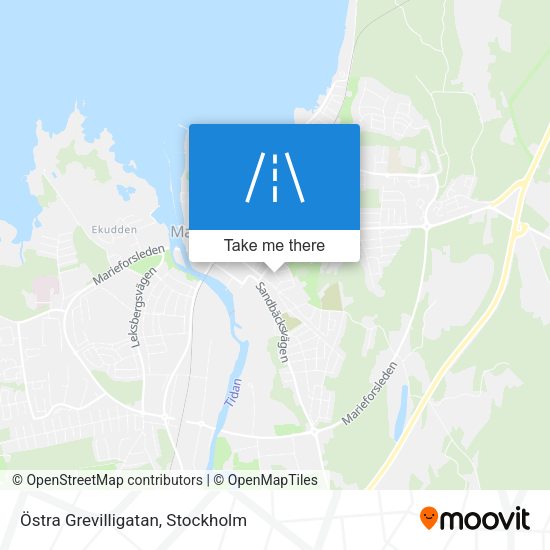 Östra Grevilligatan map