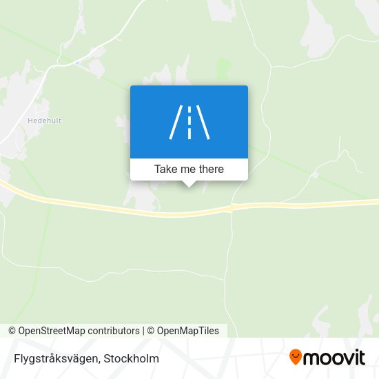 Flygstråksvägen map