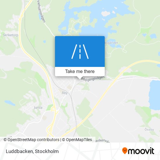 Luddbacken map