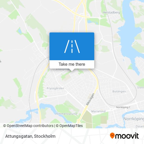 Attungsgatan map