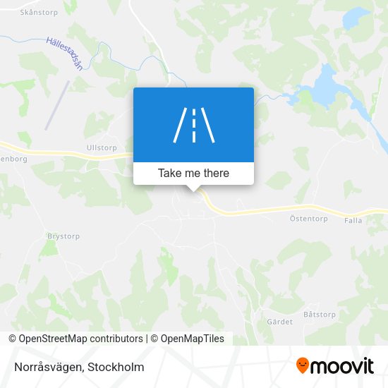 Norråsvägen map