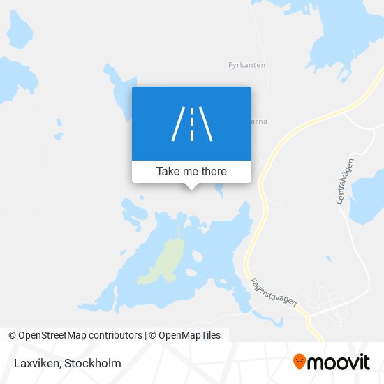 Laxviken map