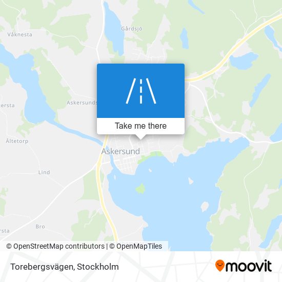 Torebergsvägen map