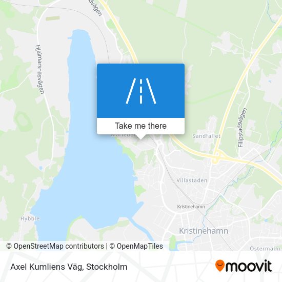 Axel Kumliens Väg map