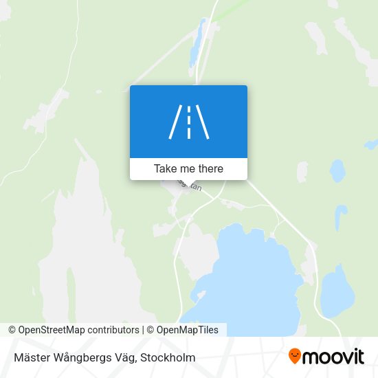 Mäster Wångbergs Väg map