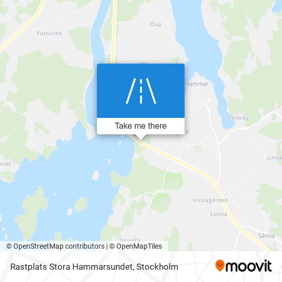 Rastplats Stora Hammarsundet map