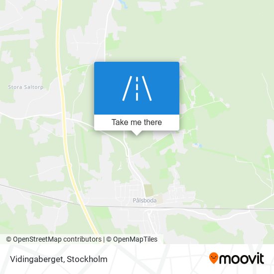 Vidingaberget map