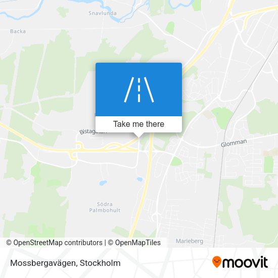 Mossbergavägen map