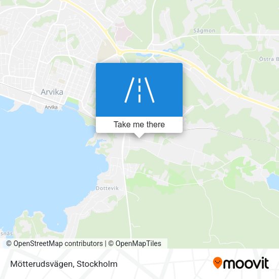 Mötterudsvägen map