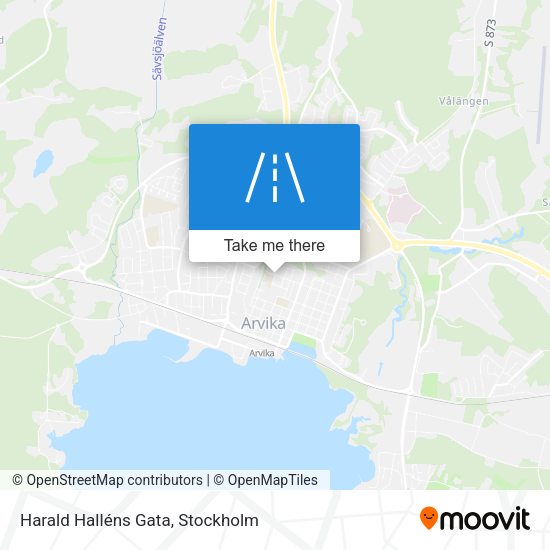 Harald Halléns Gata map