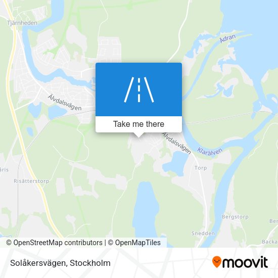 Solåkersvägen map
