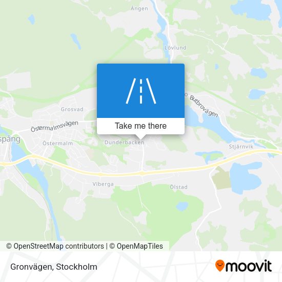 Gronvägen map
