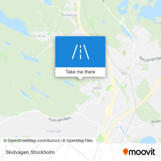 Skidvägen map