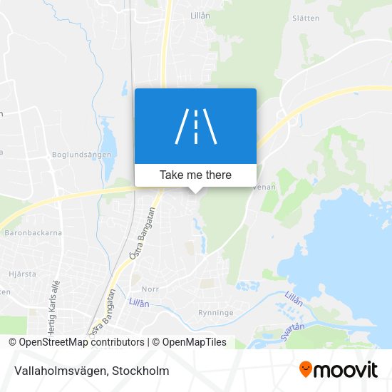 Vallaholmsvägen map