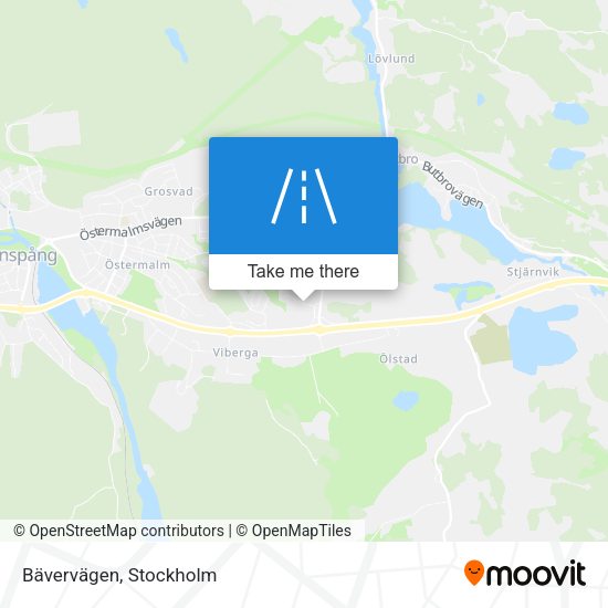 Bävervägen map