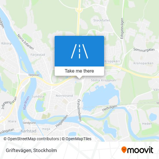 Griftevägen map