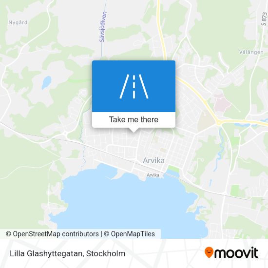 Lilla Glashyttegatan map