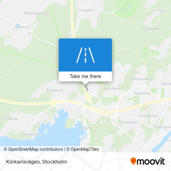 Körkarlsvägen map