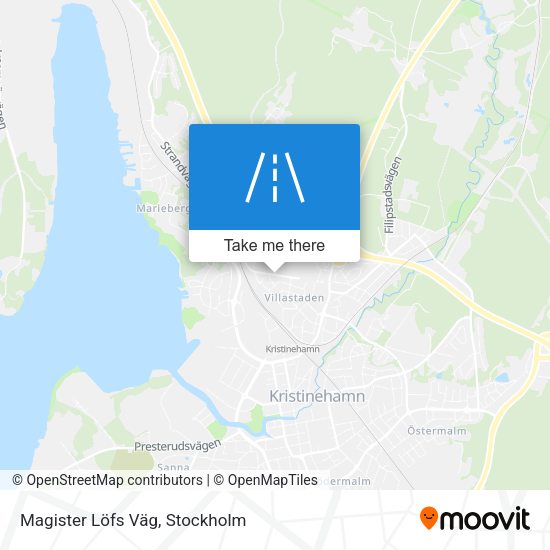 Magister Löfs Väg map