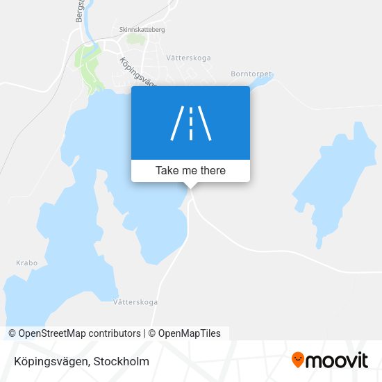 Köpingsvägen map