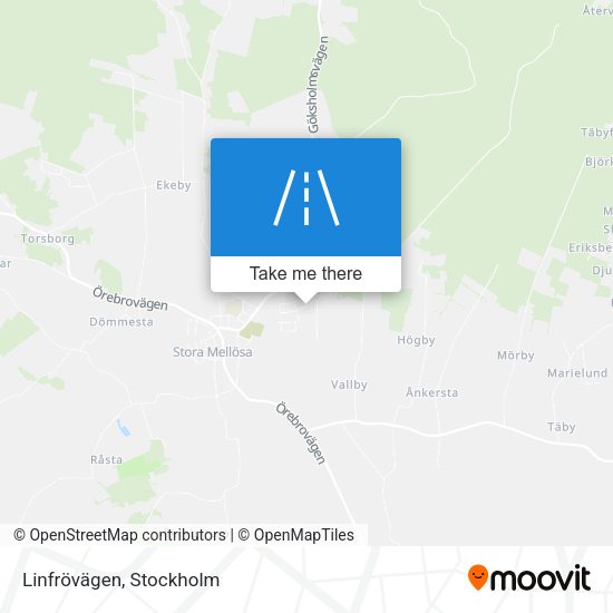 Linfrövägen map