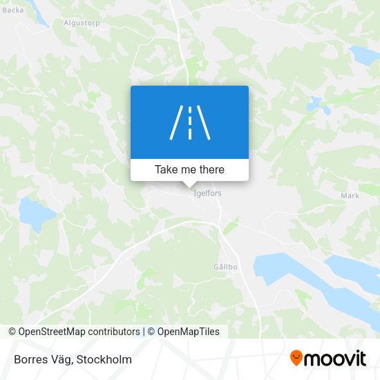 Borres Väg map