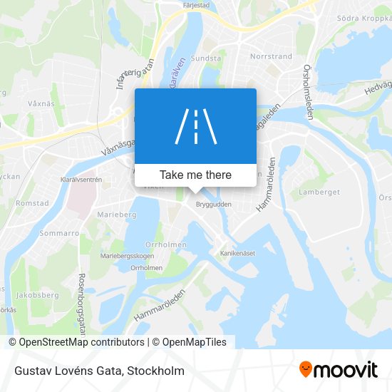 Gustav Lovéns Gata map